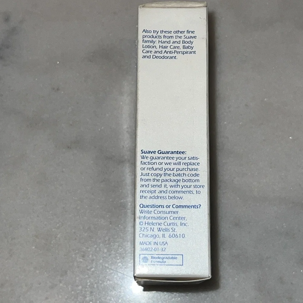 2X-VTG Suave Lotion Replenishing Moisture for Sensitive Skin 4 Oz - W/ Box New